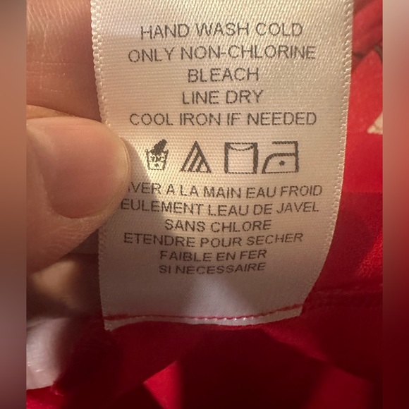 NWT Pleione Button Front V-Neck Flower Print Dress-Size Medium - Picture 10 of 12